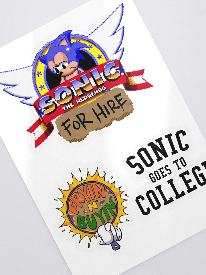 Sonic For Hire Sticker Pack product image (1)