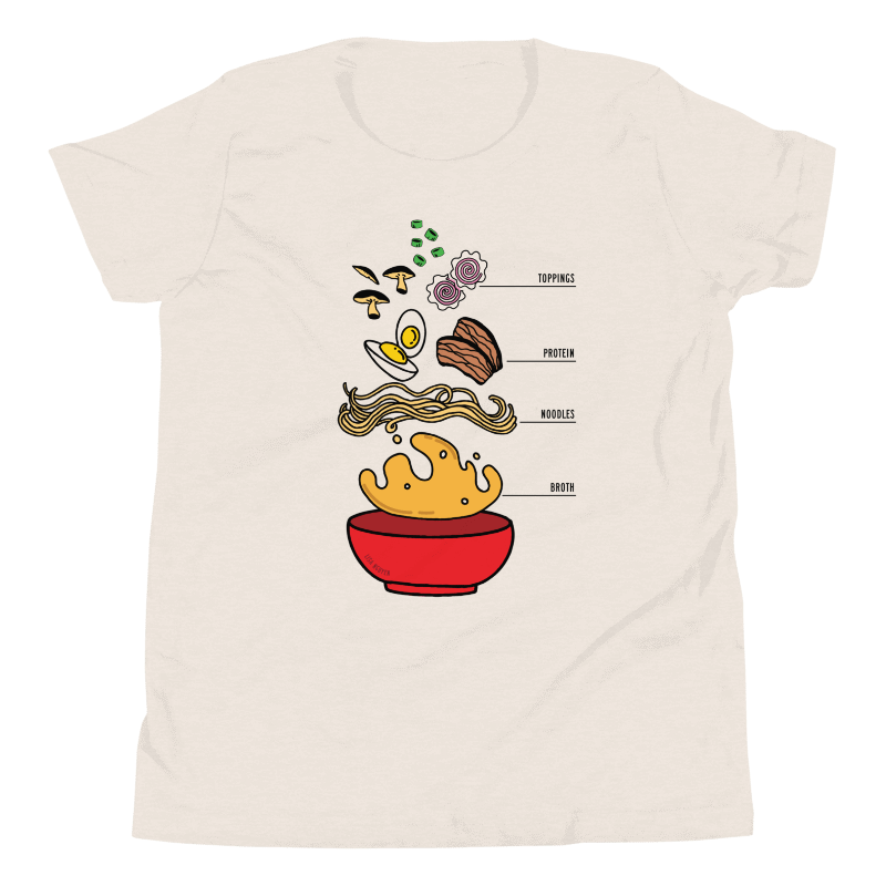 Kids Ramen Symphony - Color on Heather Dust product image (1)