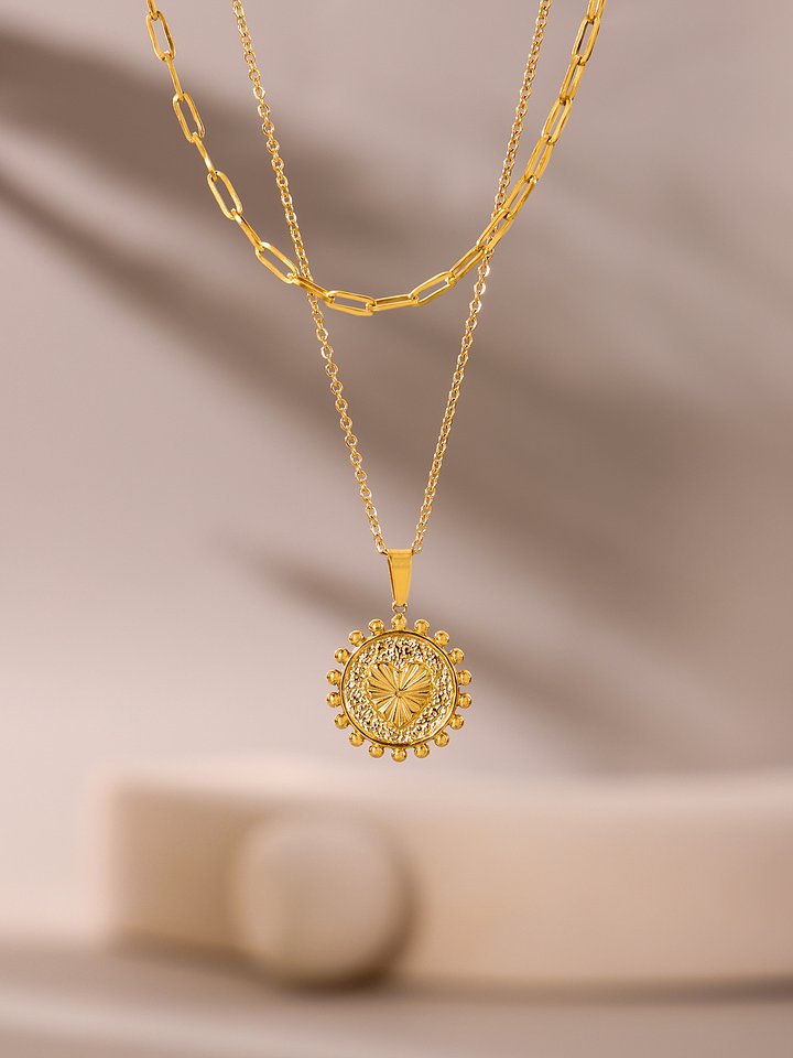 I LOVE LAYERED NECKLACE SET product image (2)