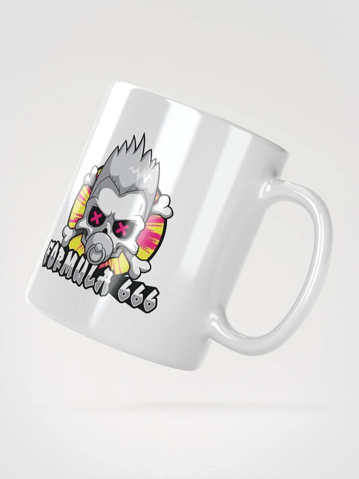 Retro Punk Coffee Cup – Formula 666 Design product image (2)