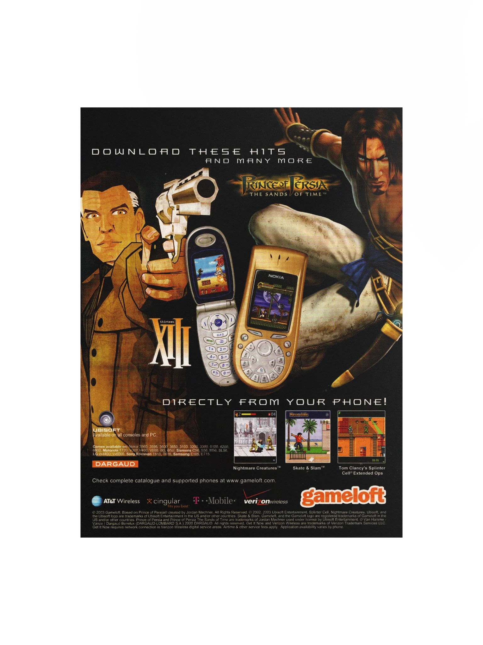 Gameloft Nokia N-Gage Games - Promotional Poster/Flyer product image (1)