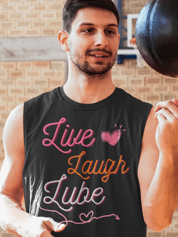 Live Laugh Lube Muscle Tank product image (1)