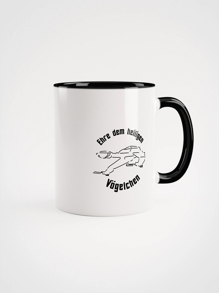 Ehre dem Vögelchen - Tasse zweifarbig product image (3)
