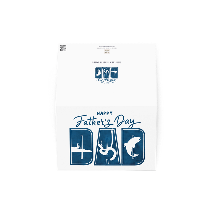 Happy Father's Day Dad Fisherman Greeting Card product image (4)