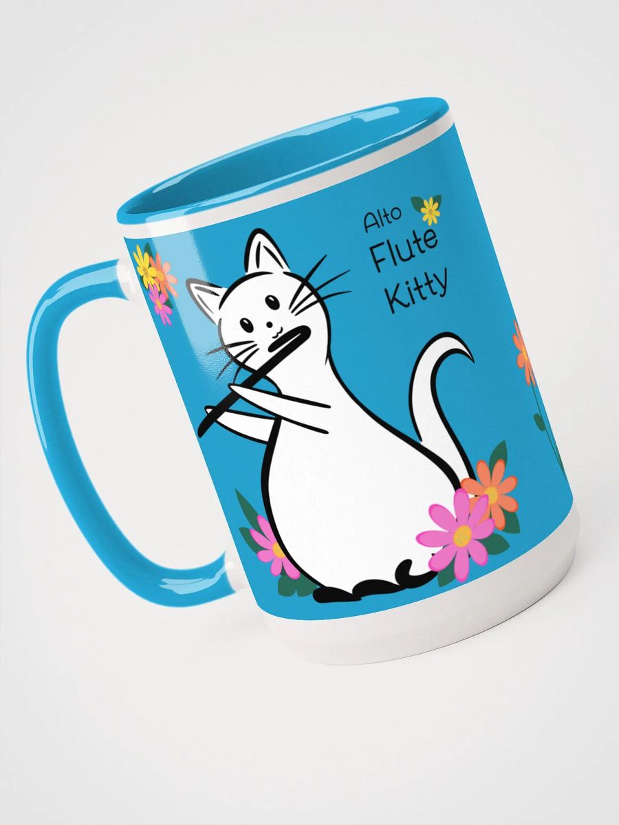 Flute Kitty Mug 15 oz - Alto Flute product image (4)