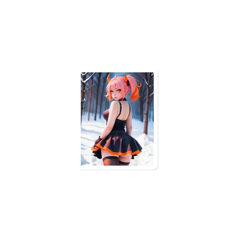 Horned Anime Character Die-Cut Magnets product image (1)