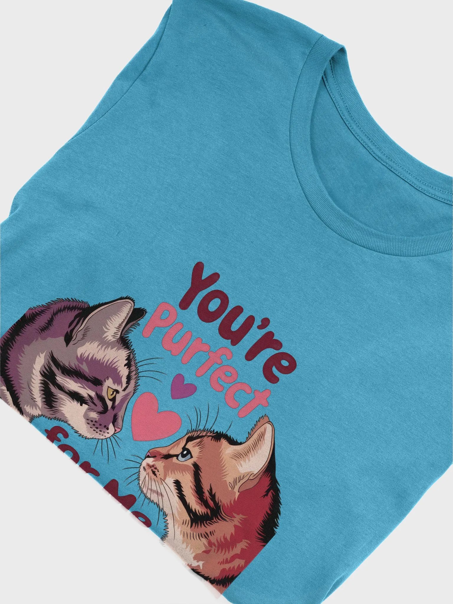 You're Purrfect for Me Valentine's Cat T-Shirt product image (3)