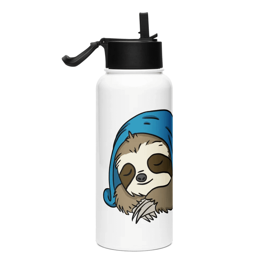 Stainless Steel Water bottle With Straw - Sleep product image (4)