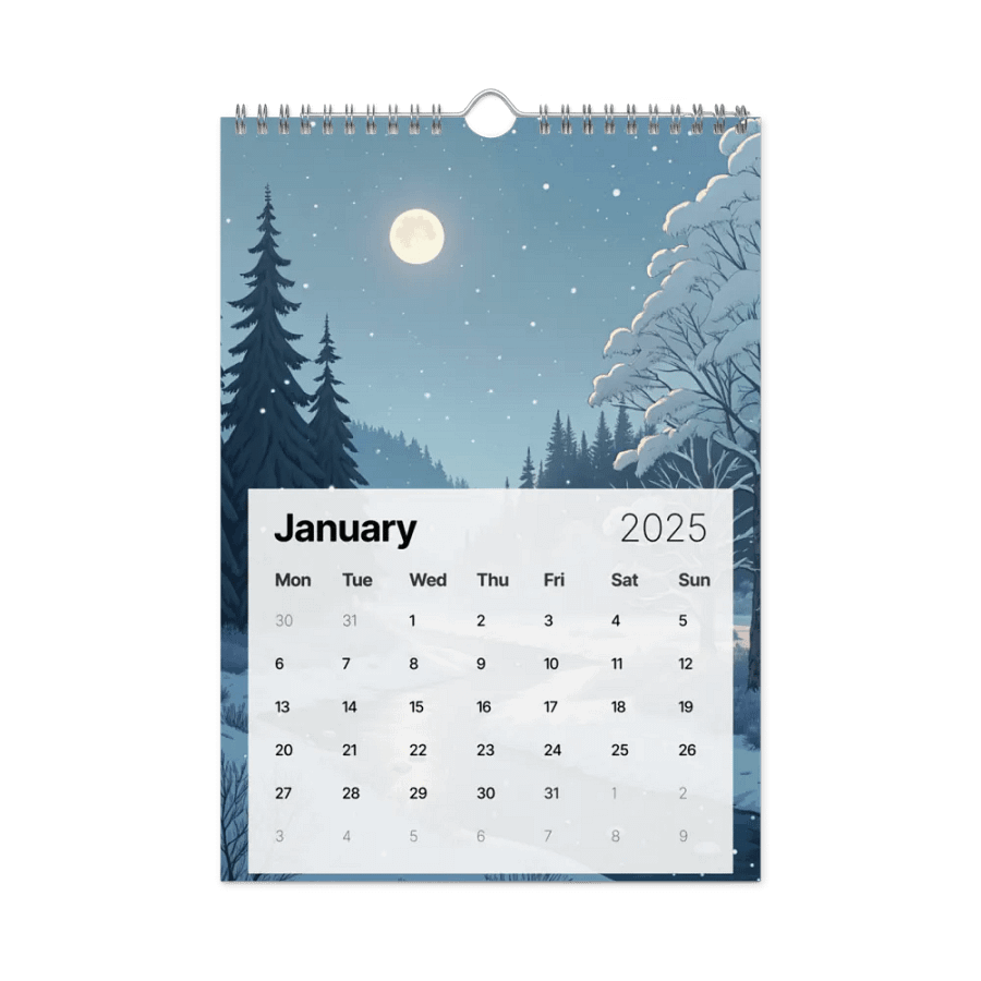 MAGICAL ANIME SEASONS WALL CALENDAR 2025 product image (6)