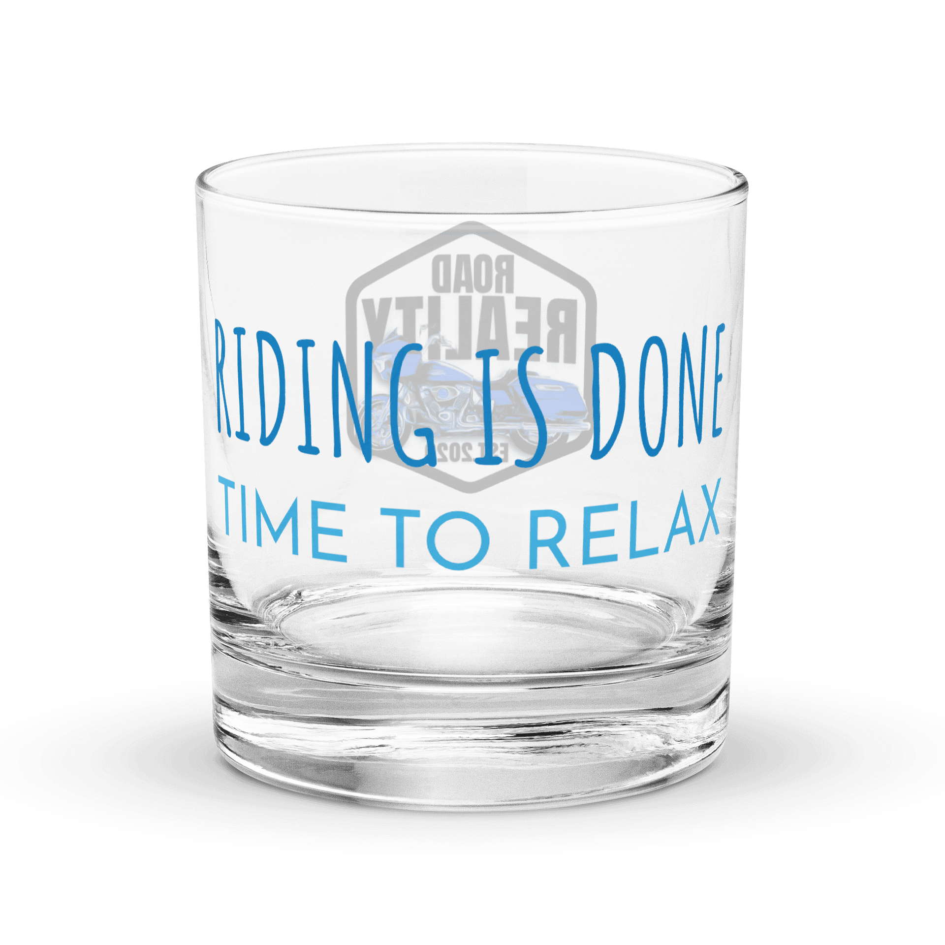 Road Reality Post-Ride RELAX Rocks Glass product image (2)