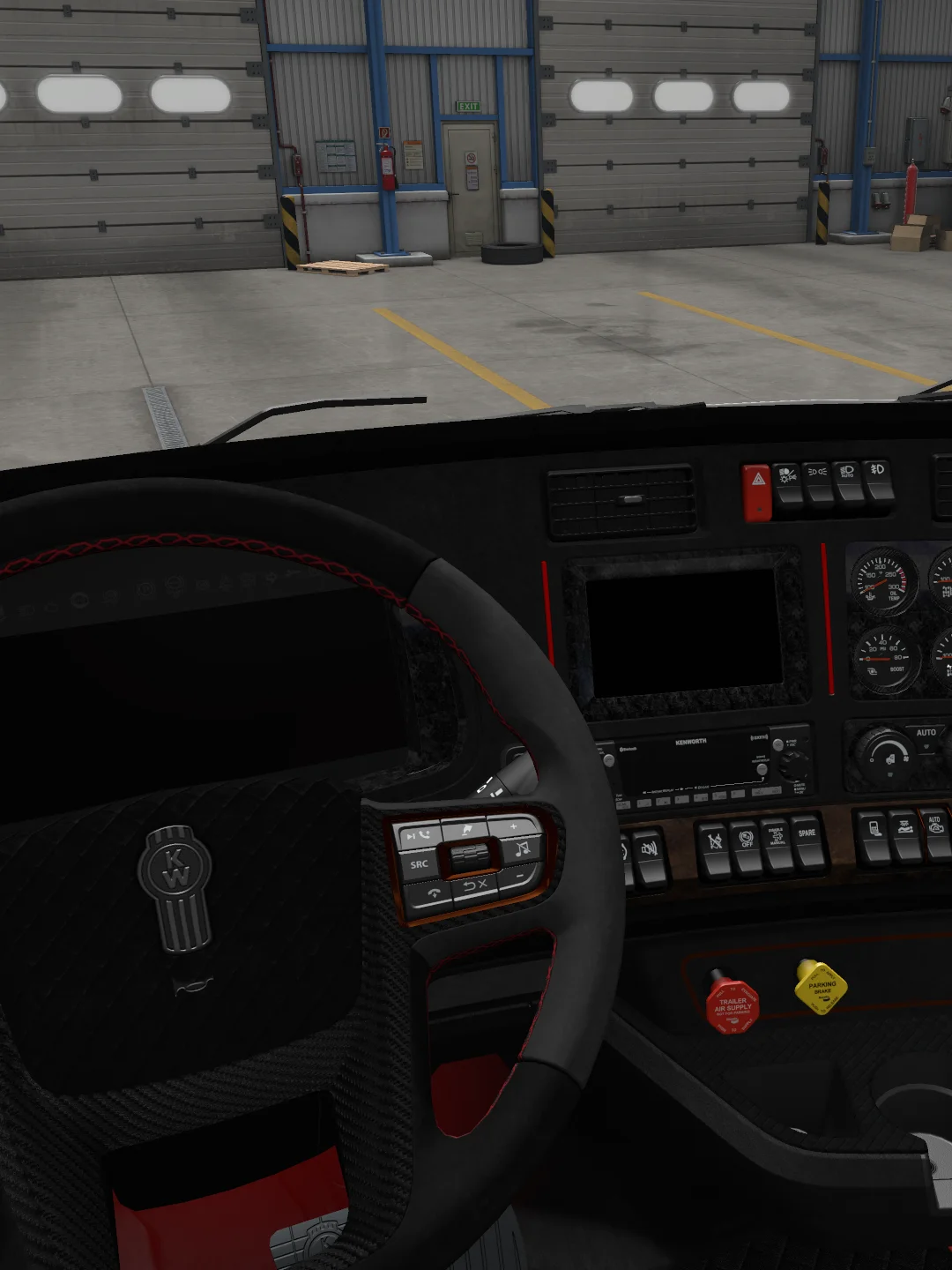 [T680_22-EWI_2] Kenworth T680 2022 SL52 - EnioWorkshop Interior Black v1 product image (1)