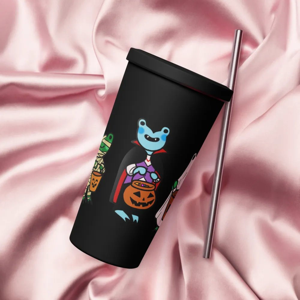 Frogoween Matte Black Tumbler product image (8)