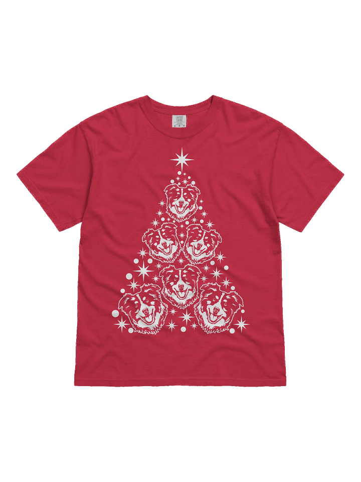 Australian Shepherd Christmas Tree T-Shirt product image (2)