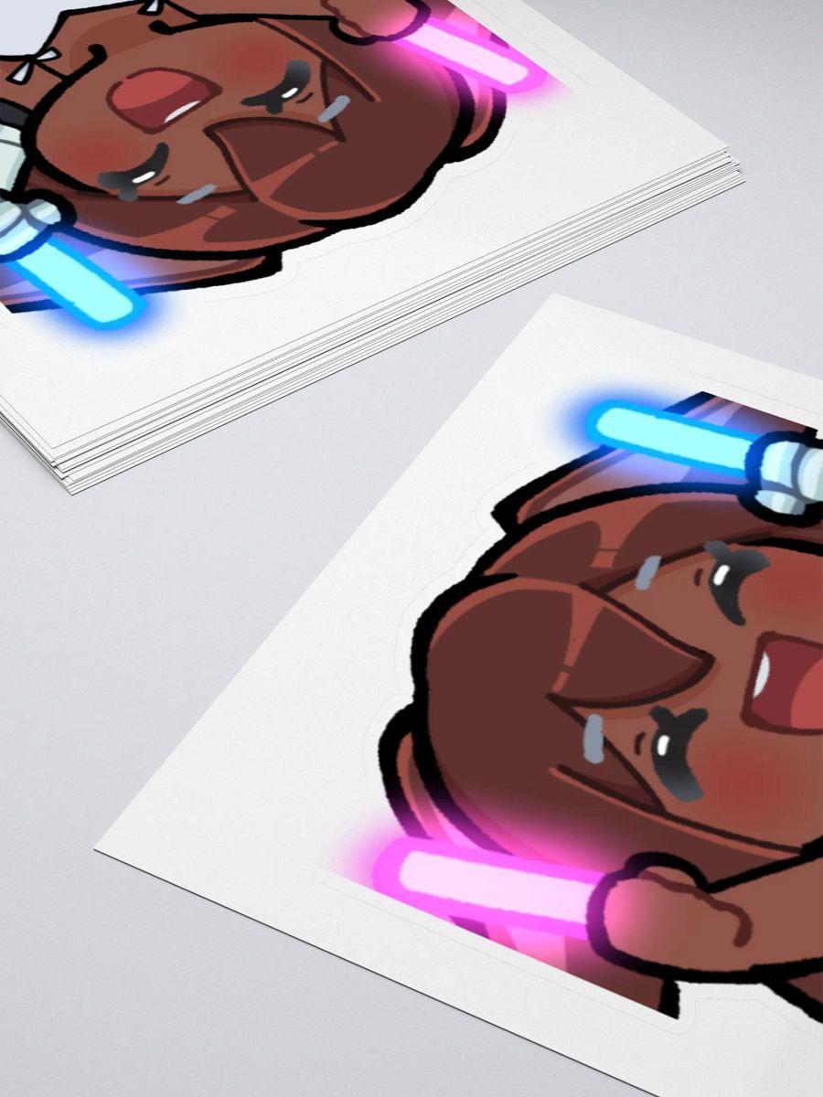 JPAG_Grey Gracidea Rave emote sticker product image (4)