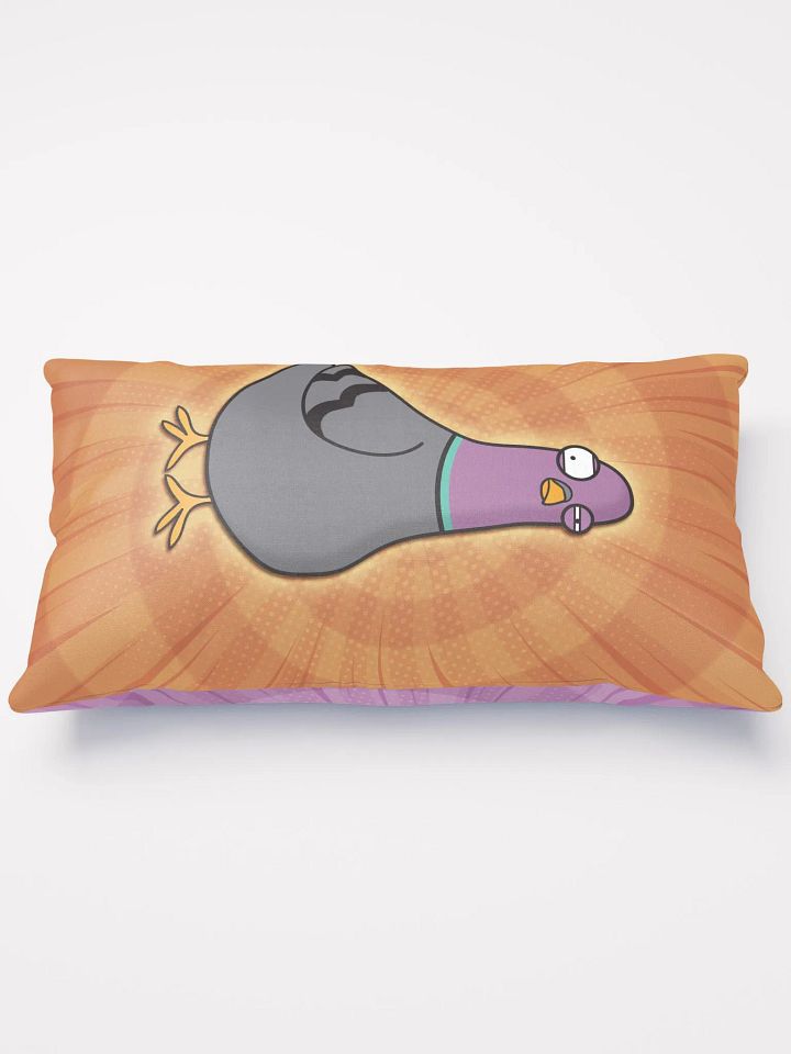 Pigeon Cushion (Orange/Purple) product image (1)