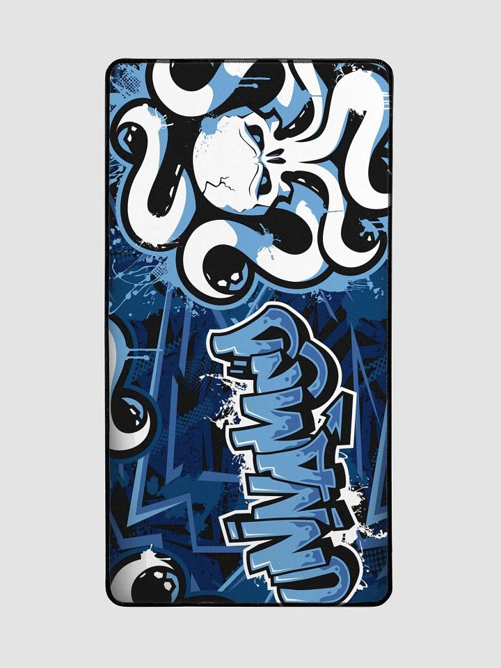 Graffiti Blue Mouse Mat product image (2)