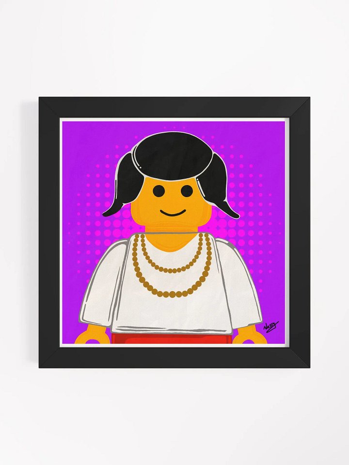 LEGO PEOPLE - Mrs Lego (Framed Matte Print) product image (1)