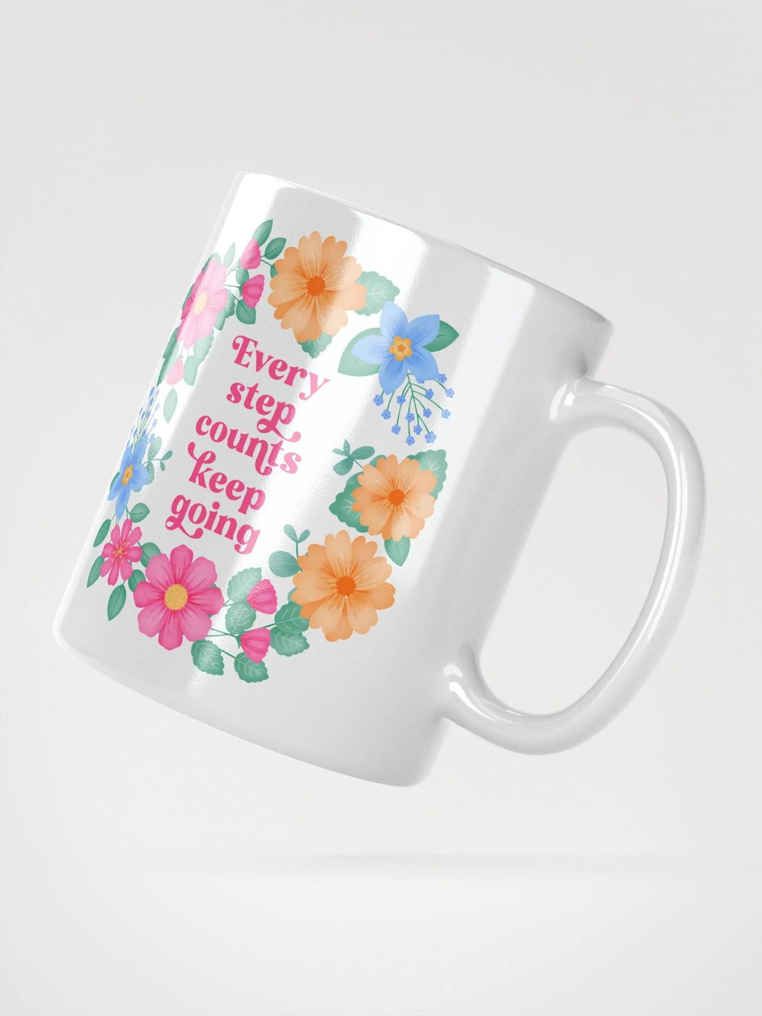 Every step counts keep going - Motivational Mug product image (2)