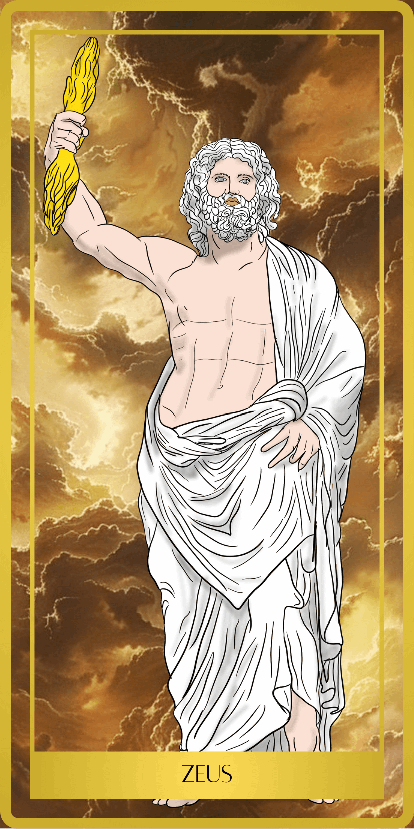 Printable Tarot Deck Ethereal Glow Greek Gods product image (3)