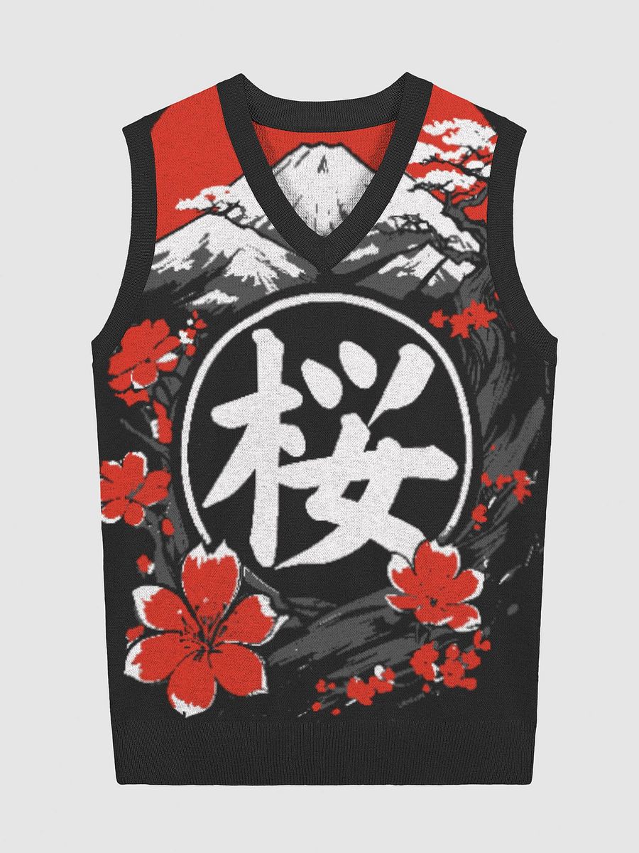Fuji Blossom V-Neck Vest product image (1)