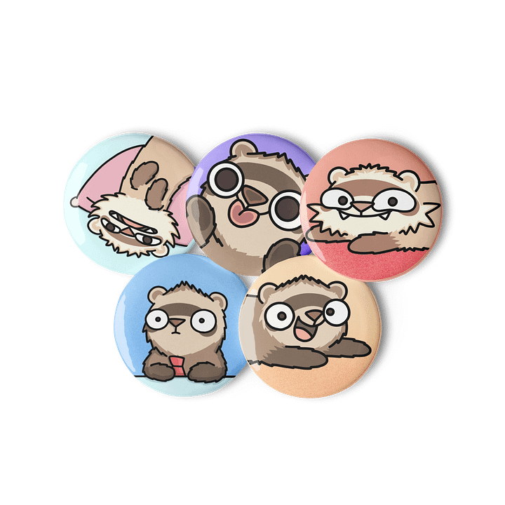 Ferret Badge Set product image (3)