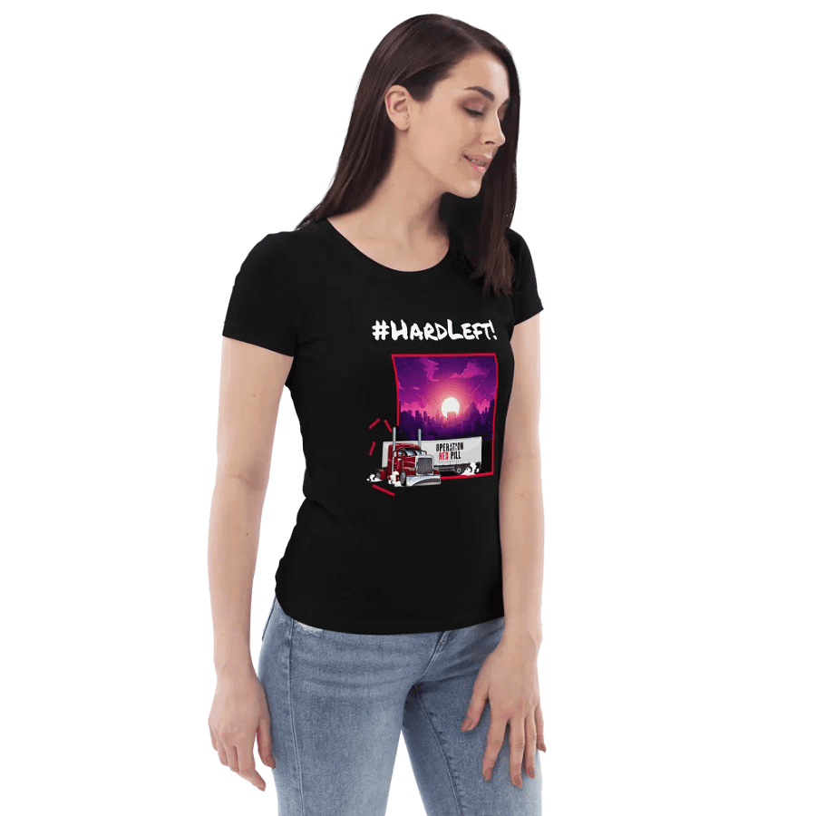 “Hard Left” Women’s Fitted T-shirt product image (7)