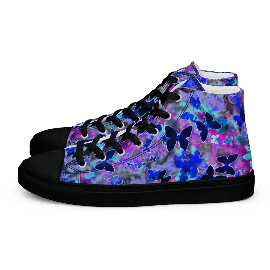 Butterfly nebula High Top Canvas Shoes (womens) product image (6)