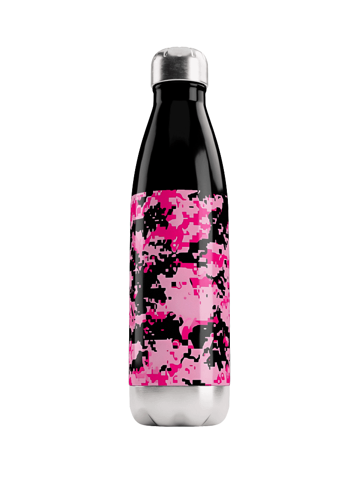 Pink Camo Stainless Steel Water Bottle product image (1)