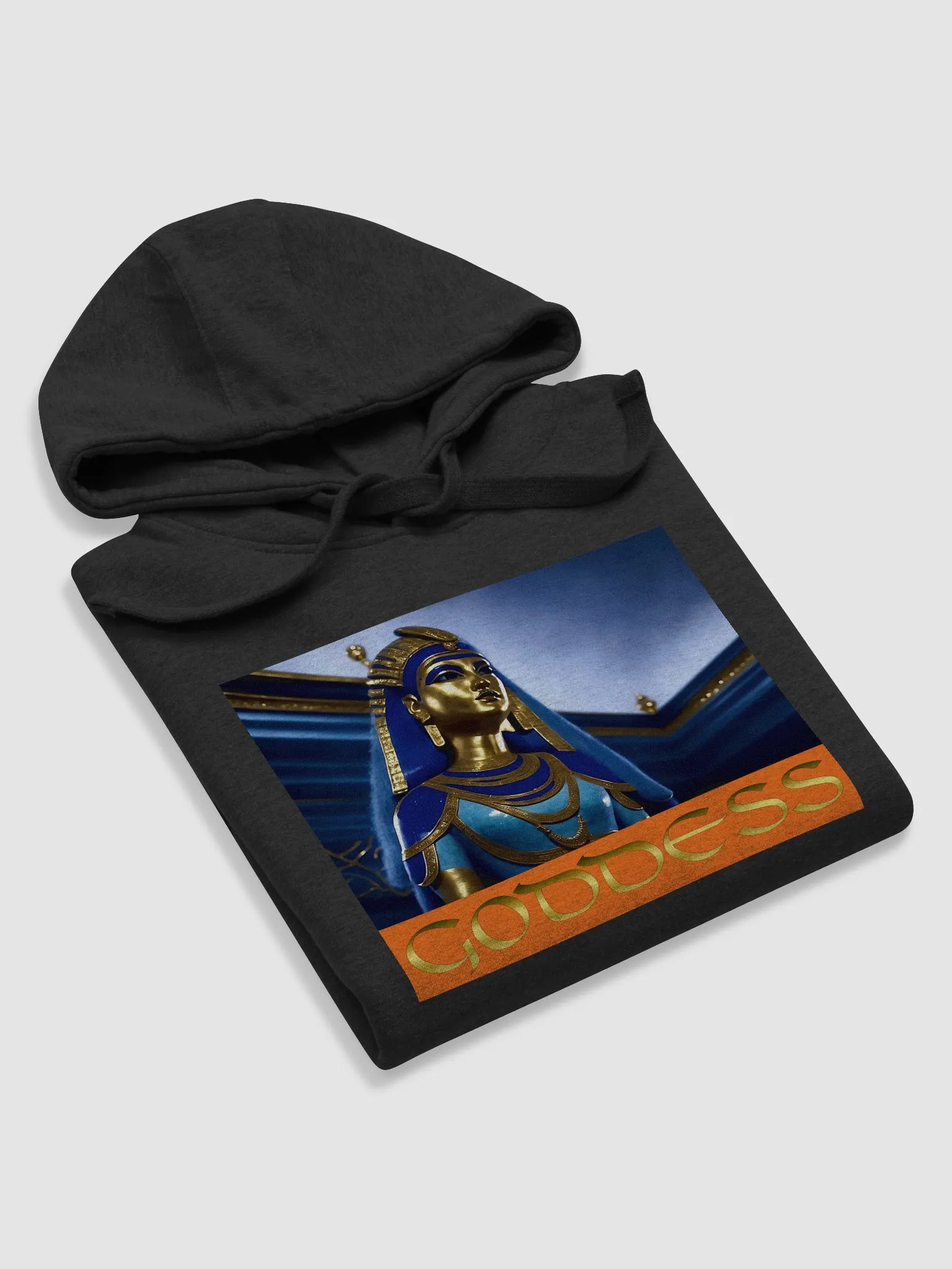 Deekstars Gold Goddess 1 Cotton Heritage Unisex Premium Hoodie product image (5)