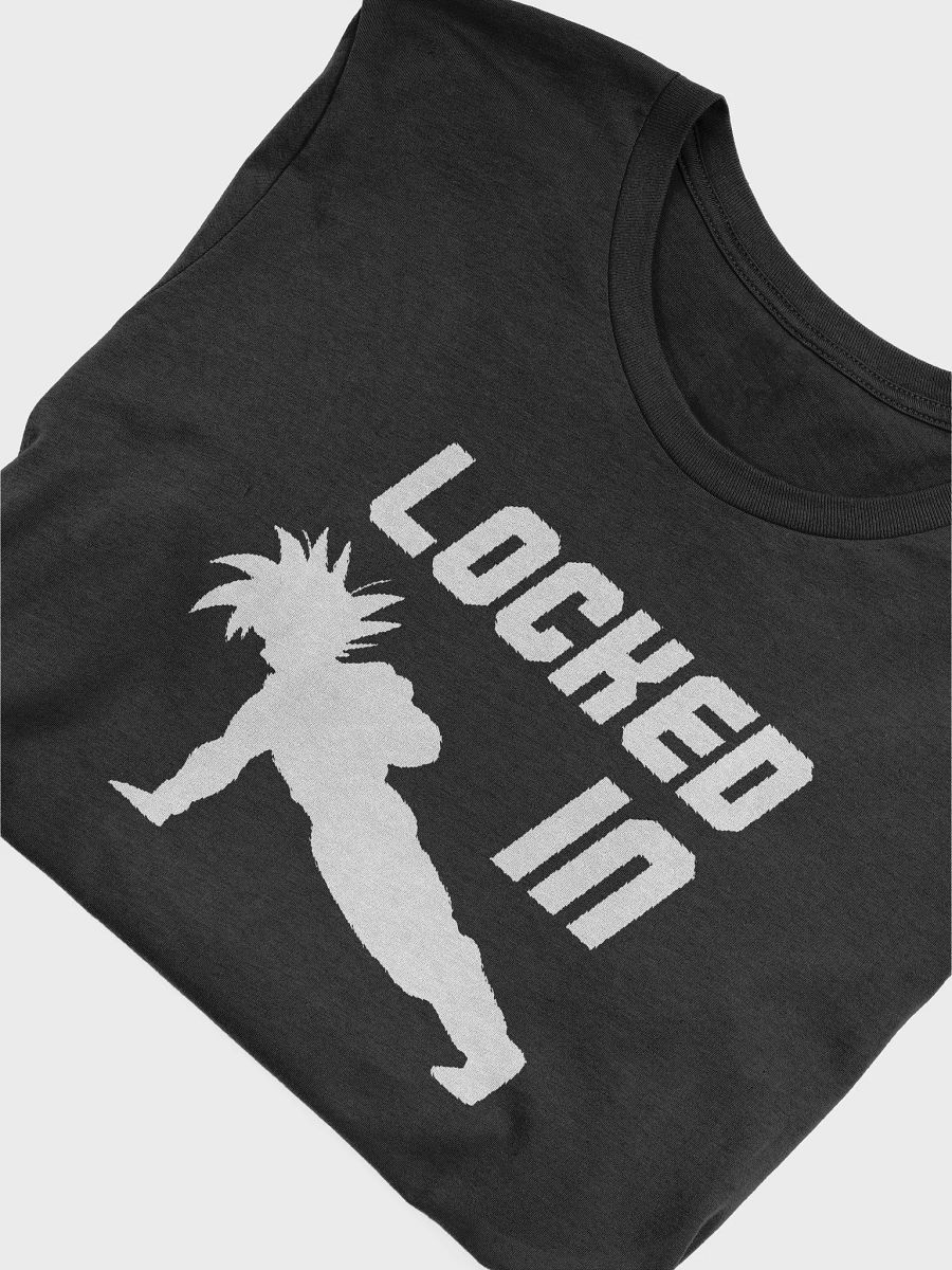 LOCKED IN t-shirt (white logo) product image (5)