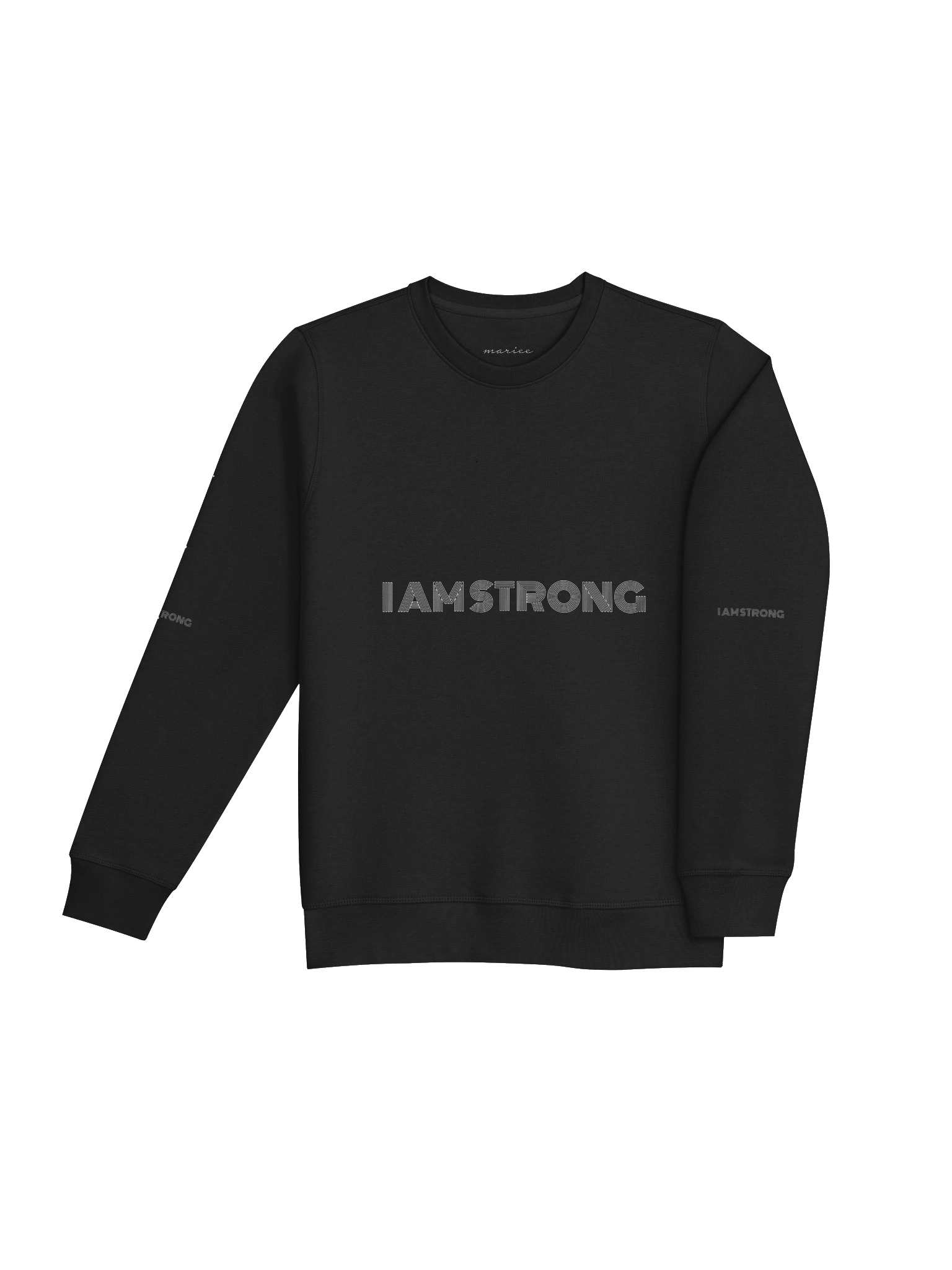 I Am Strong Organic Comfort Unisex Sweatshirt product image (4)