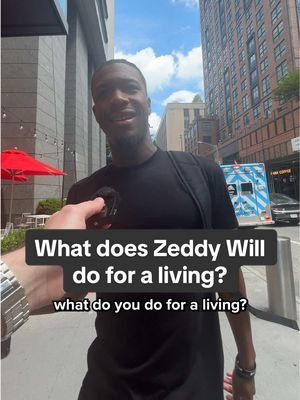 What do you do for a living? @aka CBANDZZZ 🗣 #whatdoyoudoforaliving #zeddywill #chacha #cantgobroke #newmusic #interview #cbandzzz #funny #nyc #getjiggy #rap #hiphop