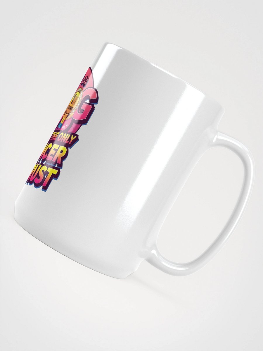 Original KLERIK Badge White Glossy Mug - My dog is the only influencer i trust product image (4)