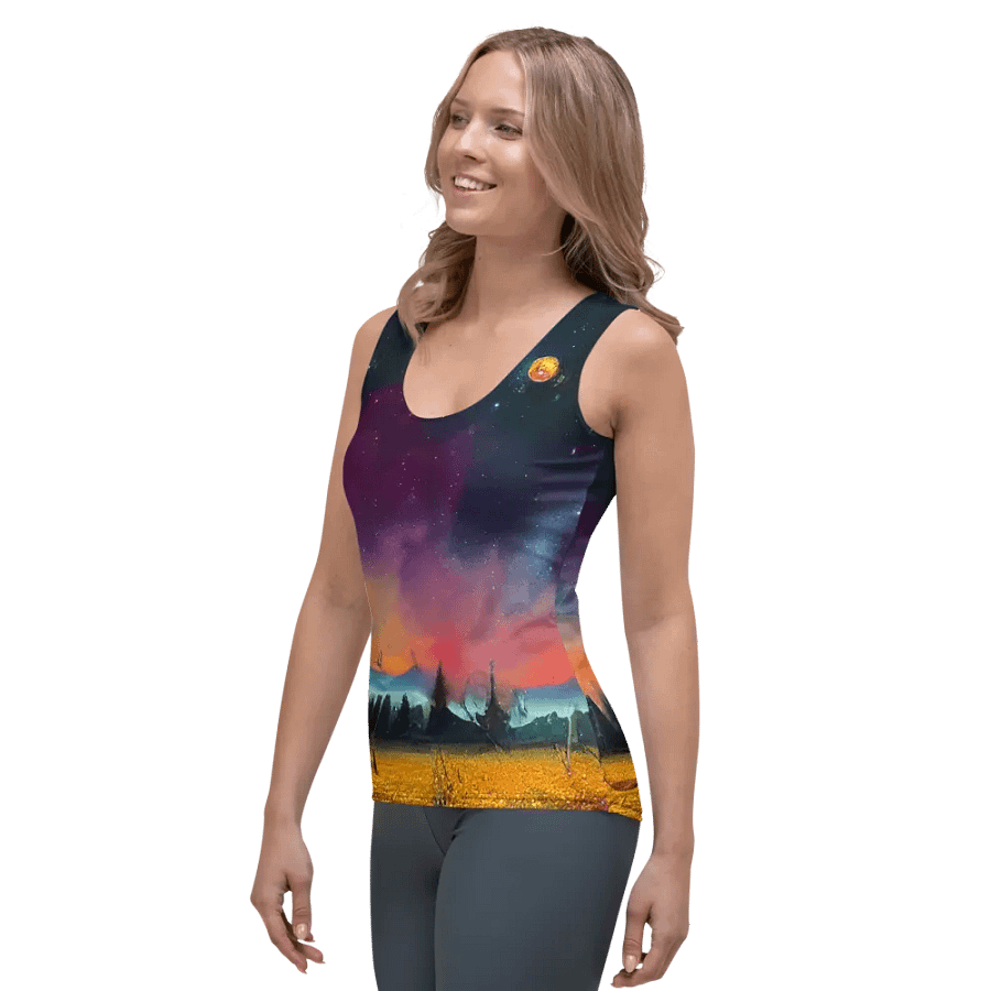 Cosmic Dreams All-Over Print Women's Tank Top product image (3)