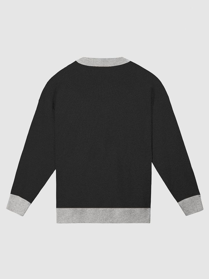 CURRENTLY IN BURNOUT (lg. design, black and off white) knitwear relaxed crewneck product image (6)