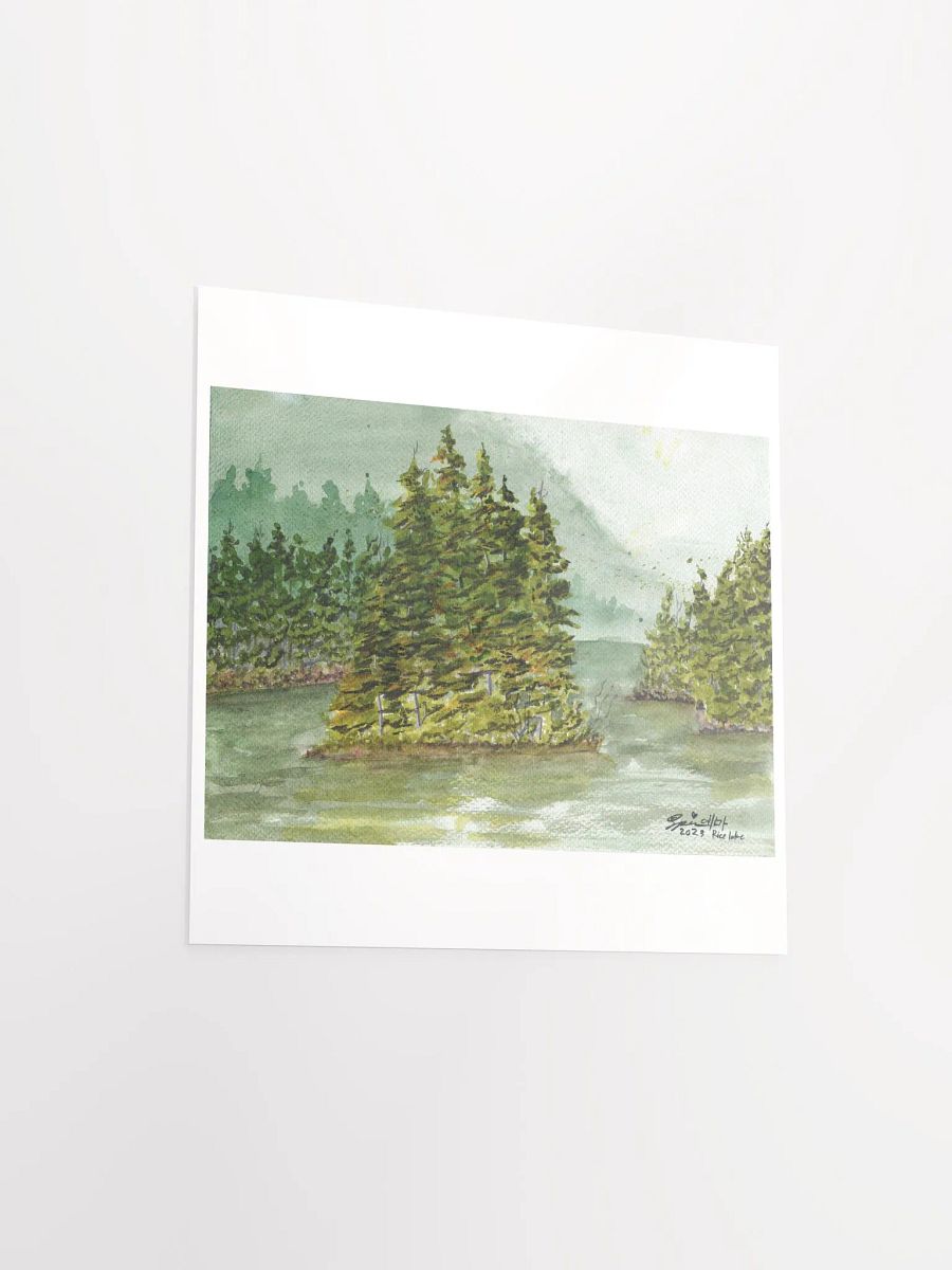 Rice Lake Watercolor Print product image (5)