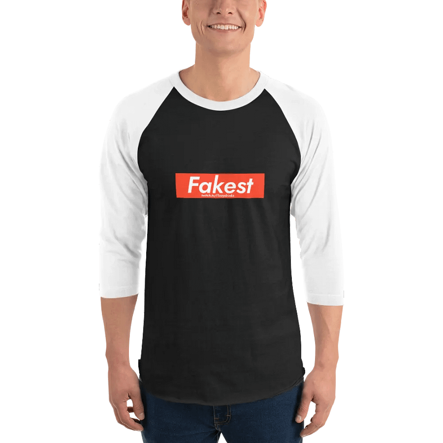 Chad The Realest - Fakest Graphic Raglan Tee product image (3)