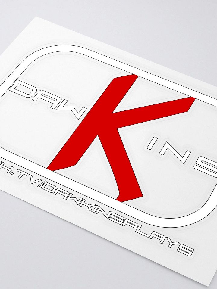 Dawkins Red White Sticker product image (2)