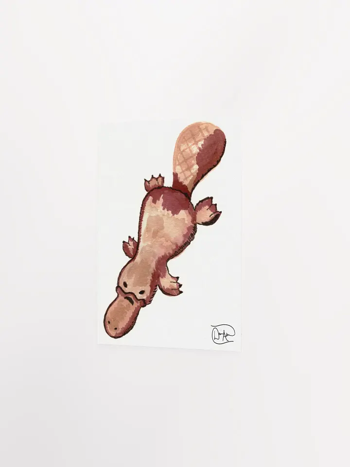 Platypus #66768 Watercolour Print product image (2)