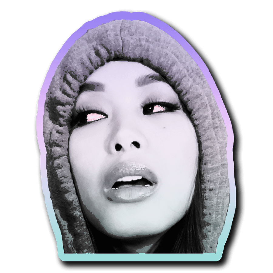 Sticker - raquel420 holographic product image (1)