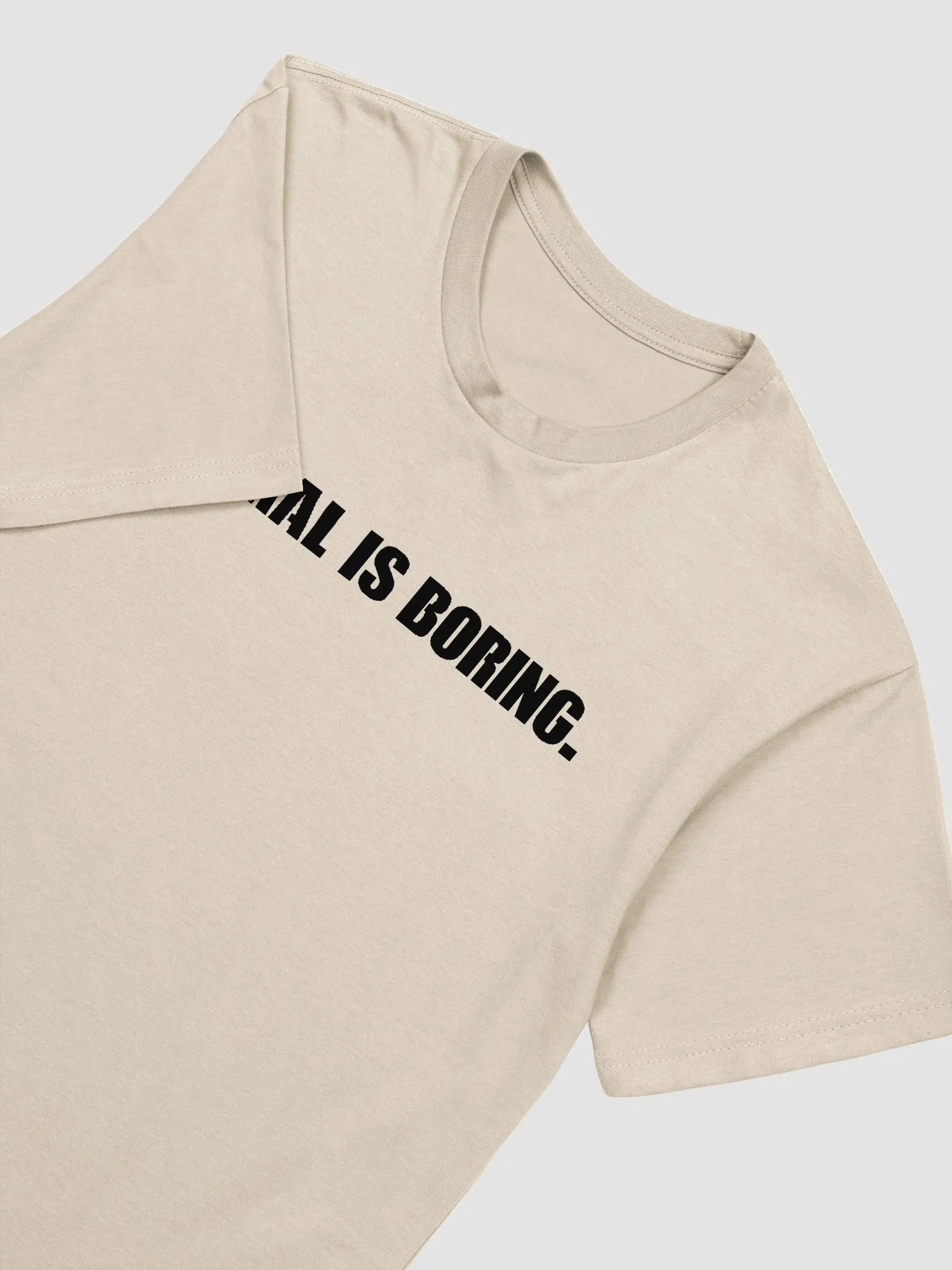 Normal is boring comfy tee lights product image (6)