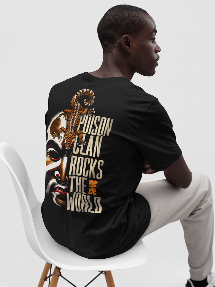 🏷️ Poison Clan Lizard Style – Back Print Martial Arts Tee product image (2)