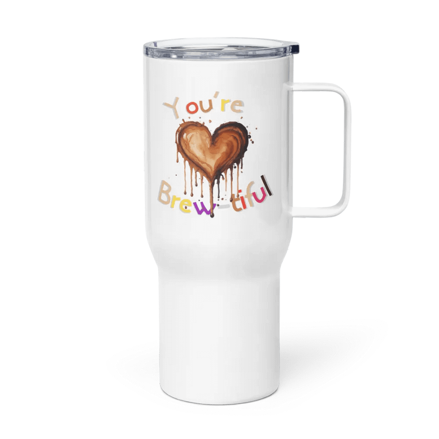 You're Brew-tiful Large Stainless Steel Travel Mug product image (3)