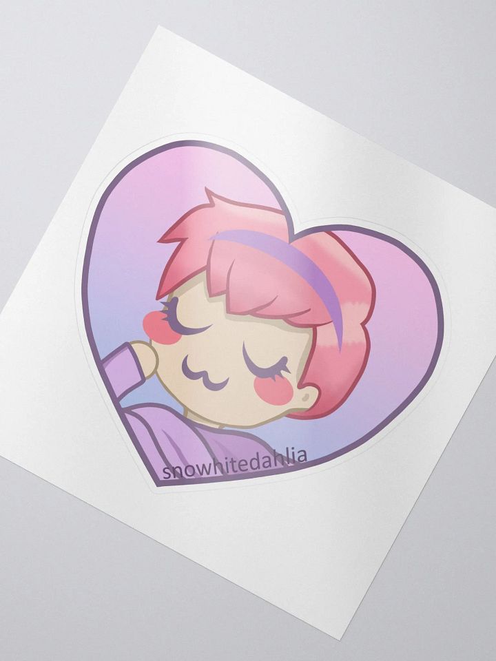 uwu Dahlia sticker product image (2)
