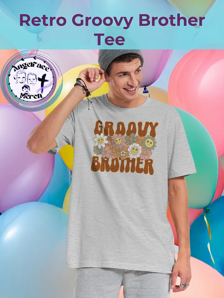 Retro Groovy Brother Tee product image (1)