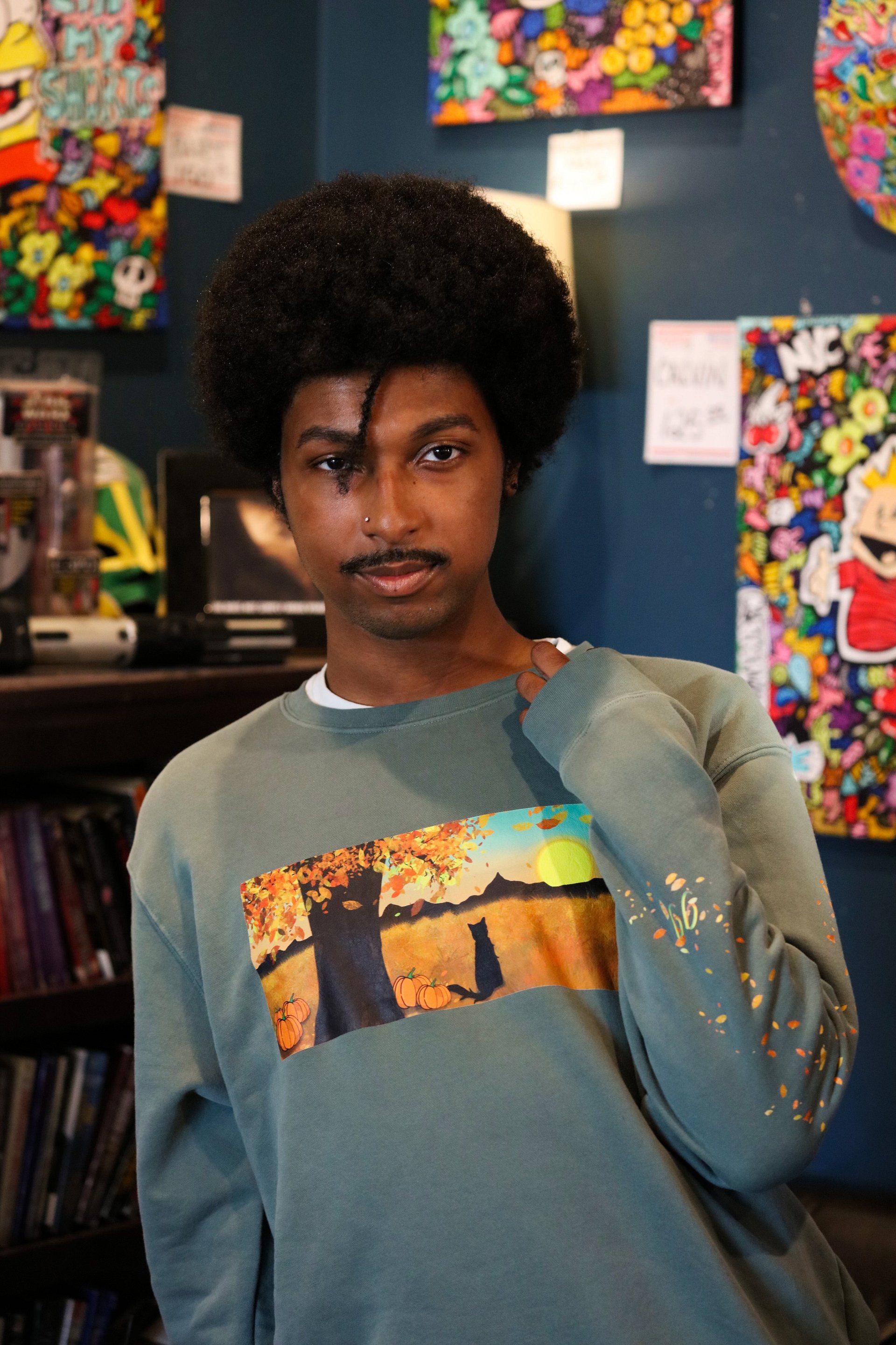 Fall Cat Crewneck product image (2)
