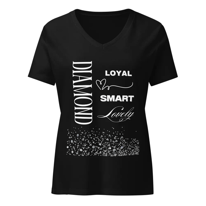 Vintage Diamond V-Neck Women's Tee product image (1)
