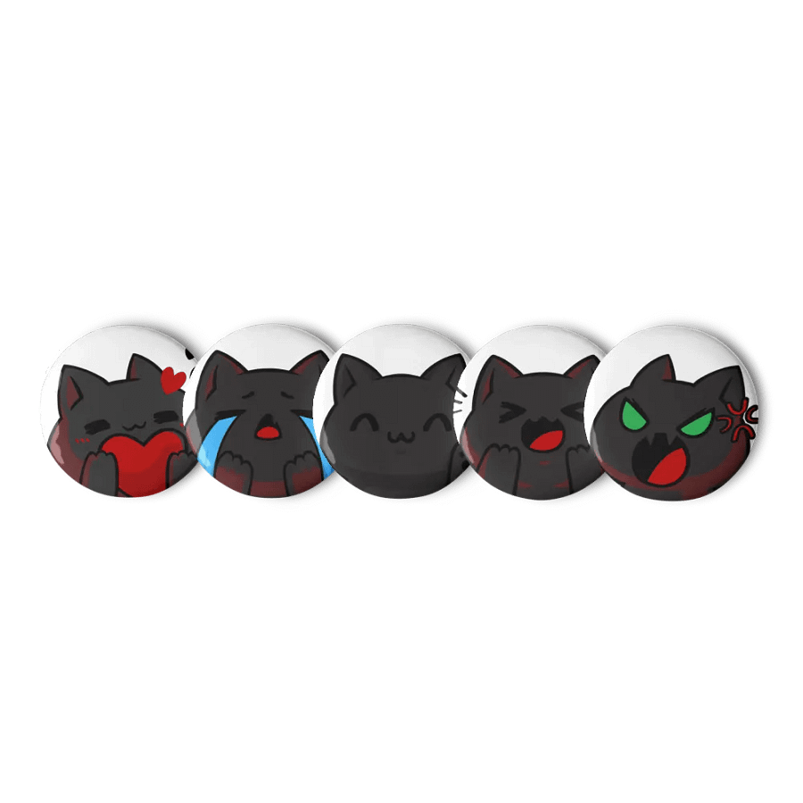 Onyx Emote Assorted Pin Set product image (6)