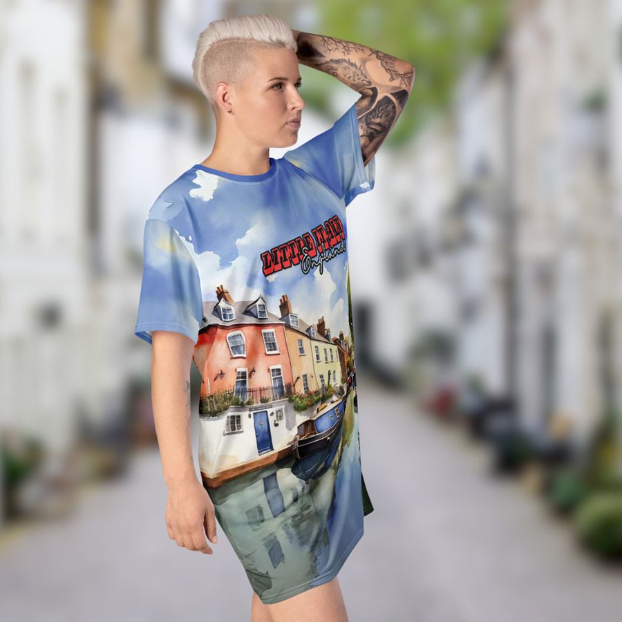 Little Italy - England - All Over Print - Watercolor - T-shirt Dress product image (11)