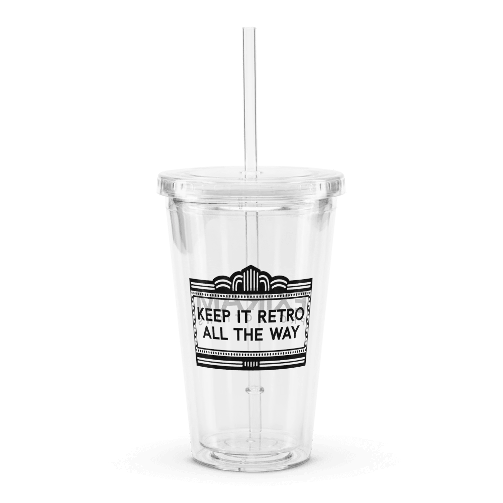 Exiram Double Wall Clear Plastic Tumbler product image (2)